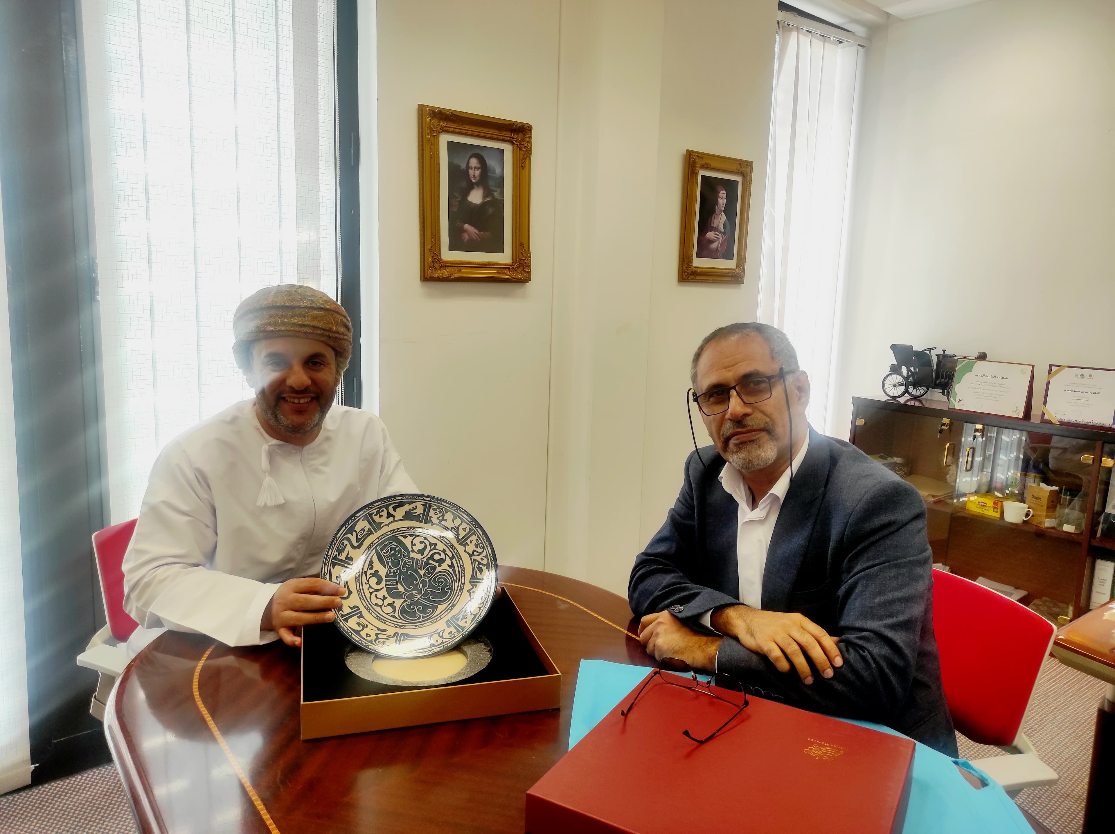 Meeting with the Dean of the Faculty of Art Education at Sultan Qaboos University