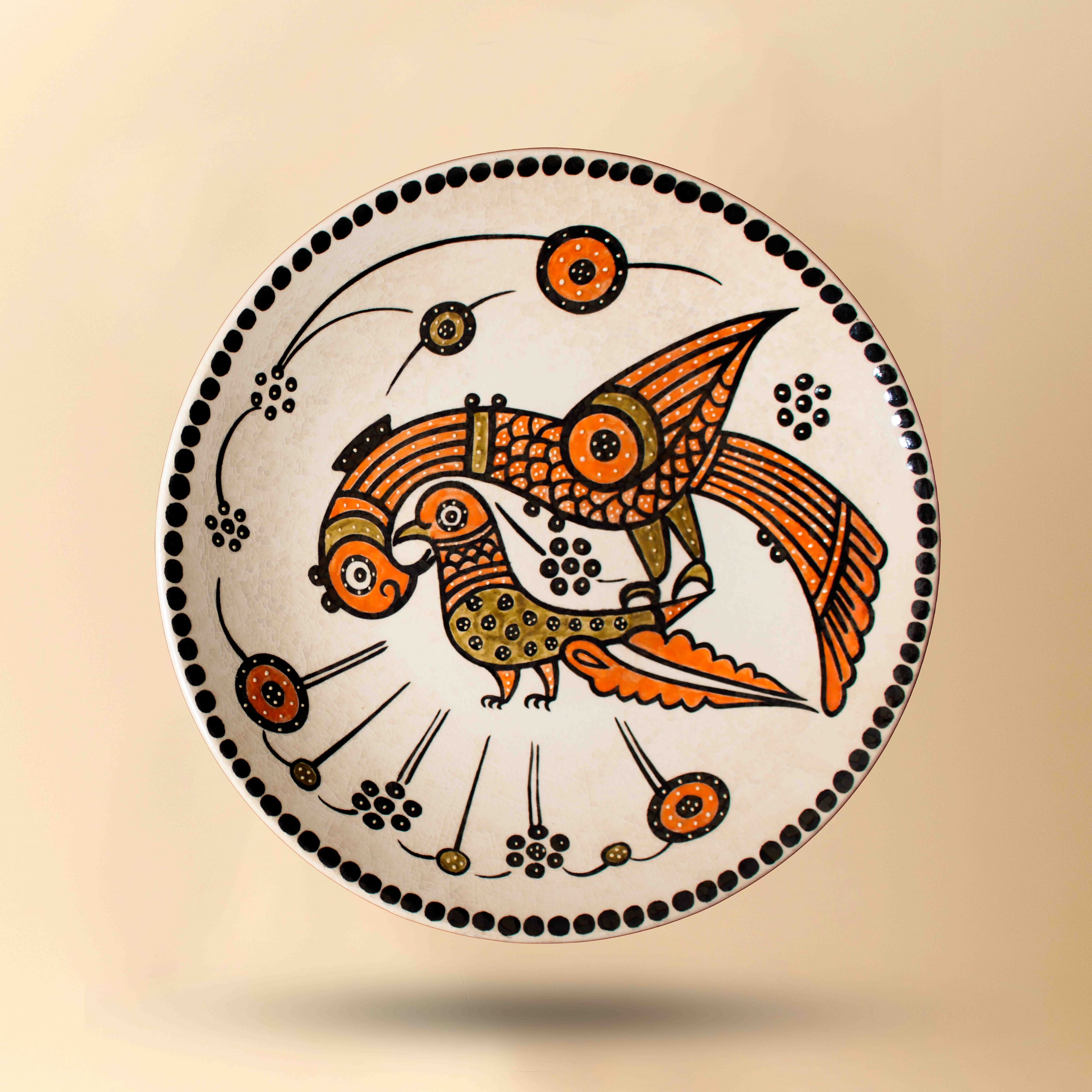 the two birds plate