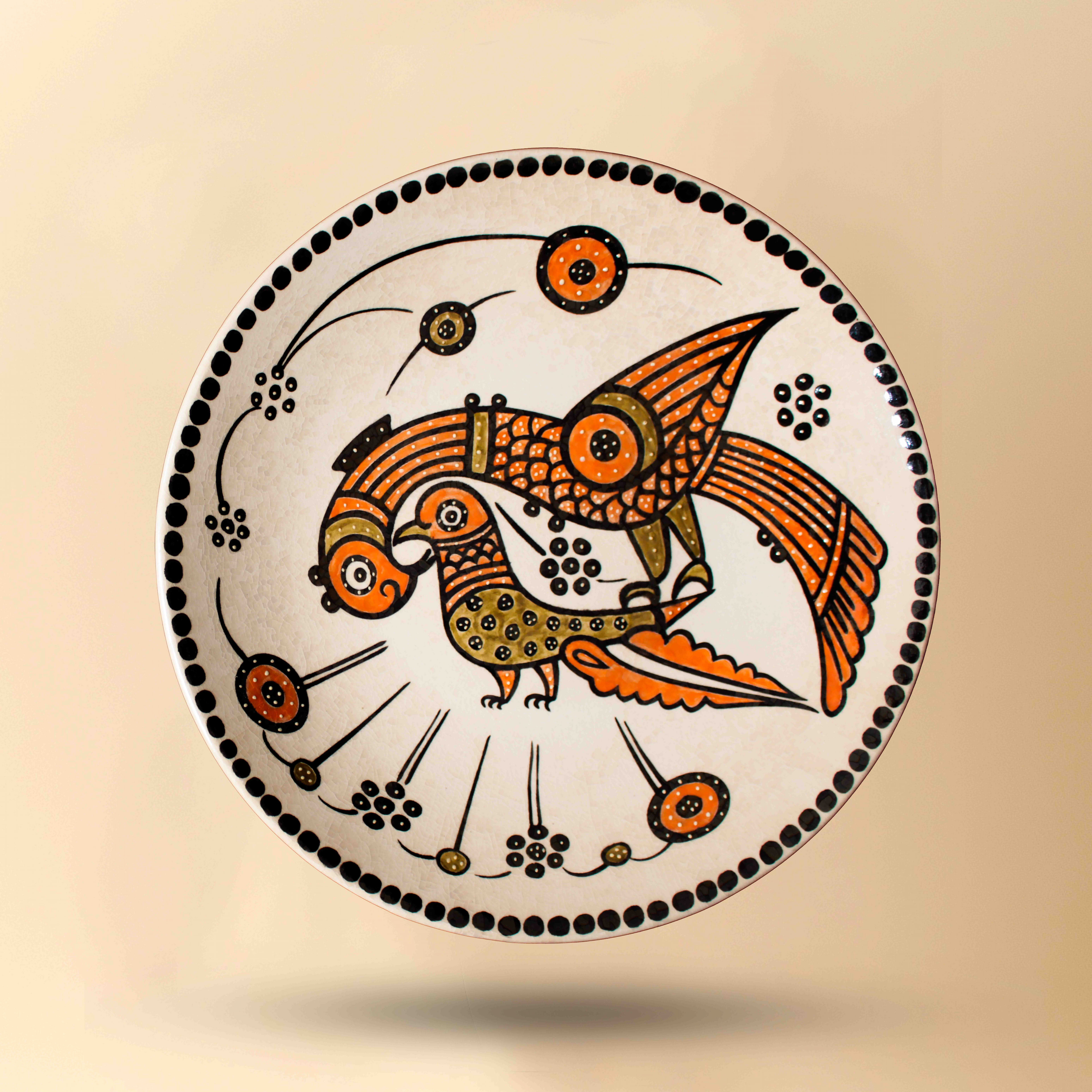 the two birds plate
